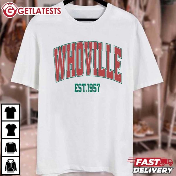 Whoville EST 1957 Trendy Christmas T Shirt (2)