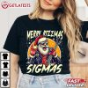 Merry Rizzmas Sigmas Cool Santa Sunglasses Rock T Shirt (1)