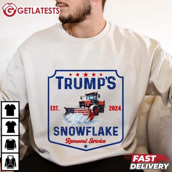 Trump's Snowflake Removal Service Funny Political T Shirt (3)