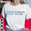 Carlos Sainz F1 55 Williams Racing Team in 2025 T Shirt (4)