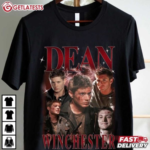 Dean Winchester Vintage Graphic Bootleg T Shirt (2)