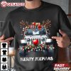 Merry Jeepmas Ugly Light Reindeer Christmas T Shirt (2)