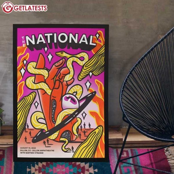 The National 2022 CO Dillon Amphitheatre Music Poster (2)