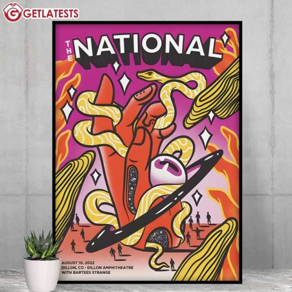 The National 2022 CO Dillon Amphitheatre Music Poster (3)