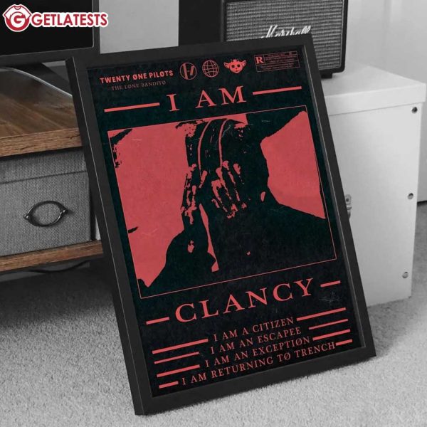 Twenty One Pilots I Am Clancy Album Music Poster (1)