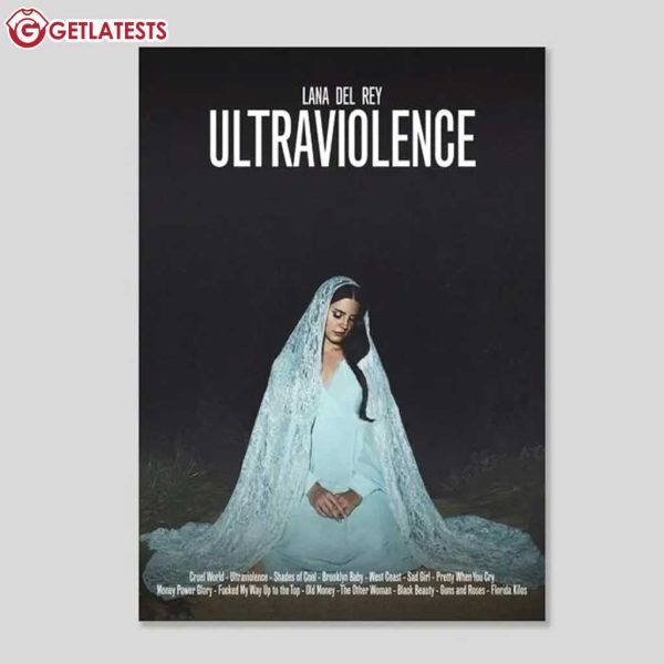 Lana Del Rey Ultraviolence Album Music Wall Art Poster (1)