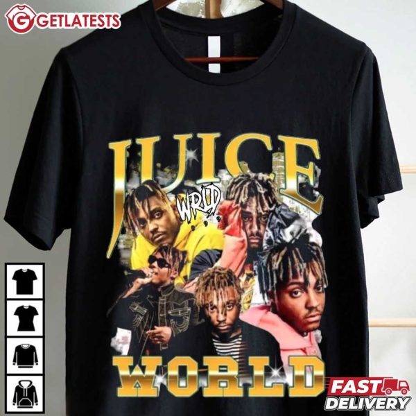 Juice Wrld World Hip Hop Rap Music Vintage Bootleg T Shirt (2)