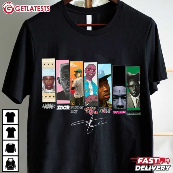 Tyler the Creator Discography All Album Music T Shirt (2)