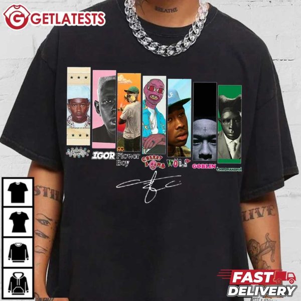 Tyler the Creator Discography All Album Music T Shirt (3)