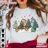 Cute Pokemon Christmas Tree Anime T Shirt (1)