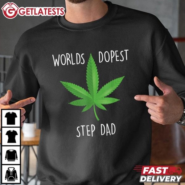 Worlds Dopest Step Dad Funny Step Dad T Shirt (2)