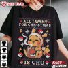 Pokemon All I Want For Christmas Is Pikachu T Shirt (1)