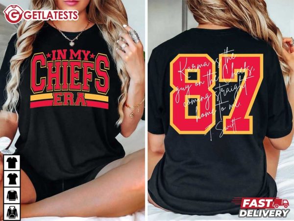 Swiftie In My Chiefs Era Football T Shirt (1)