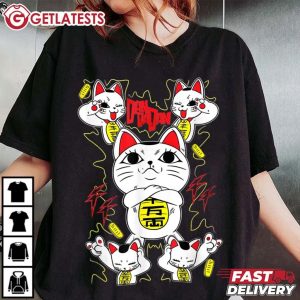 Dandadan Cat Turbo Granny Cute Anime Cat T Shirt (1)