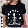 Skeleton Yoga Tooth Dentist Funny Halloween T Shirt (3)