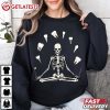 Skeleton Yoga Tooth Dentist Funny Halloween T Shirt (2)