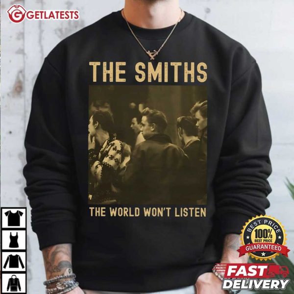 The Smiths The World Won't Listen Album Music T Shirt (1)