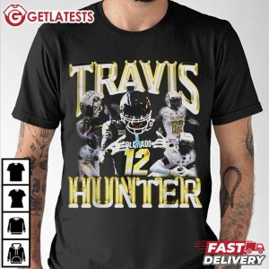 Travis Hunter Vintage 90s Graphic Bootleg T Shirt (2)