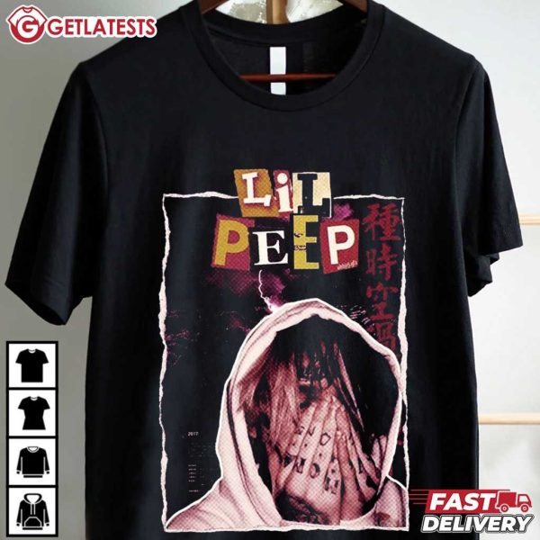 Lil Peep Hip Hop Rapper Vintage Graphic Design Music T Shirt (2)