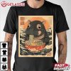 Moo Deng Eat Ramen Japanese Funny Meme T Shirt (3)