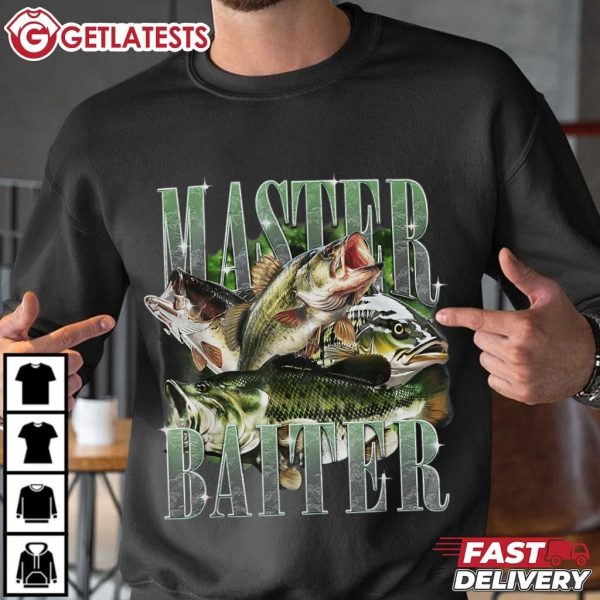 Master Baiter Fishing Vintage Funny Fisherman T Shirt (3)