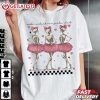 Funny Skeleton Ballet Dancer Anti Valentine Club T Shirt (3)