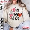 Call Me Never Skeleton Happy Valentines Day T Shirt (1)