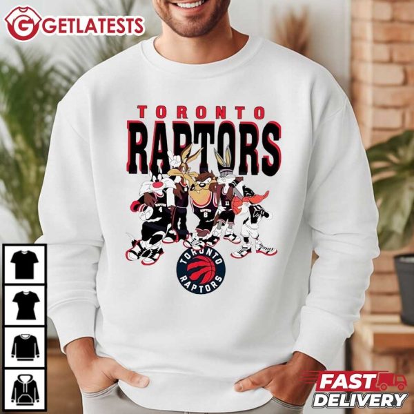 Toronto Raptors Looney Tunes Characters Basketball T Shirt (1)