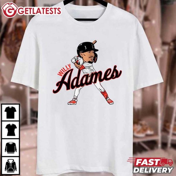 Willy Adames San Francisco Giants MLB Baseball T Shirt (2)