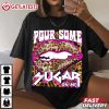 Leopard Hot Pink Lips Pour Some Sugar On Me Valentine T Shirt (1)