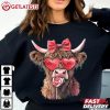 Highland Cow Candy Valentines Day T Shirt (2)