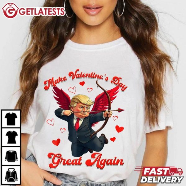 Make Valentines Day Great Again Trump T Shirt (1)