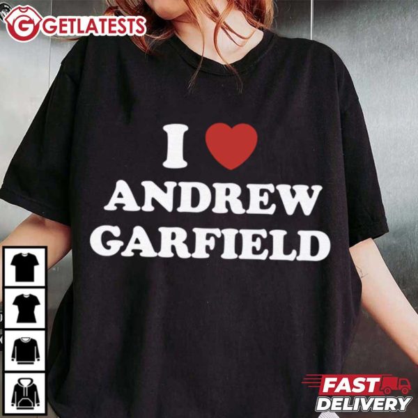 I Love Andrew Garfield Gift For Fans T Shirt (3)