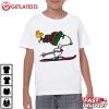 Snoopy and Woodstock Ski Christmas T Shirt (4)