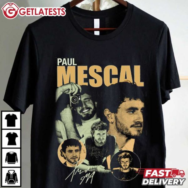 Paul Mescal Vintage Graphic Design Bootleg T Shirt (2)