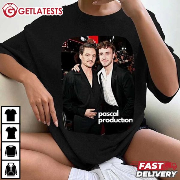 Pascal Production Pedro Pascal And Paul Mescal T Shirt (4)