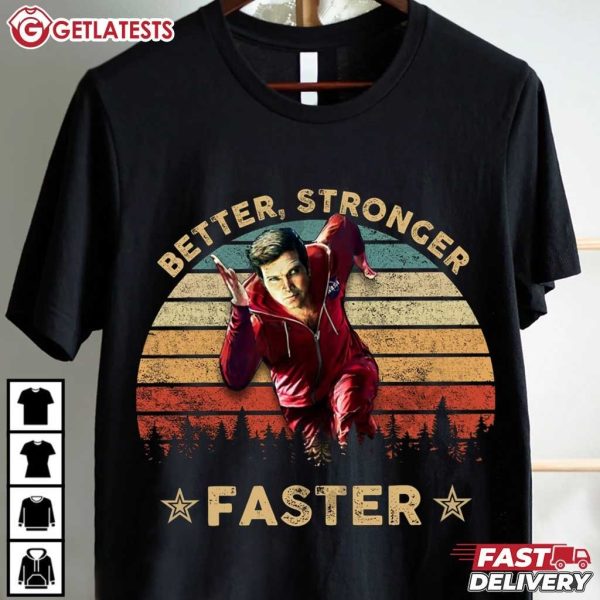 Better Stronger Faster Vintage Six Million Dollar Man T Shirt (2)