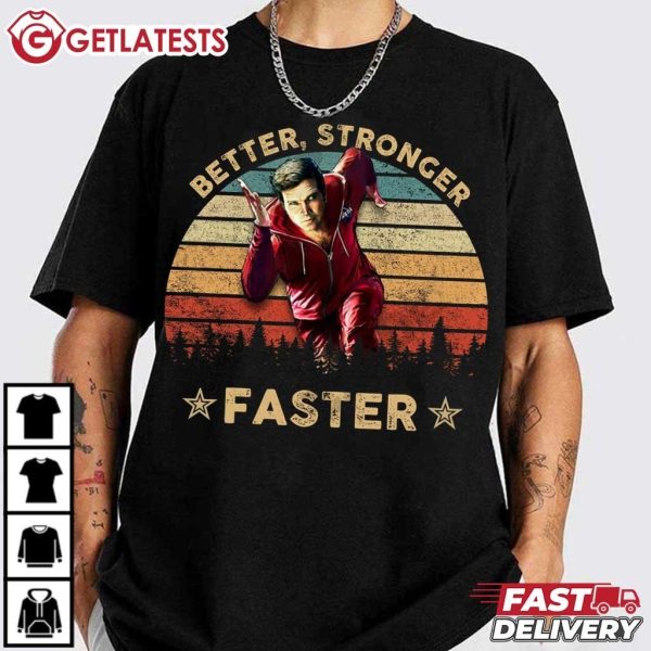 Better Stronger Faster Vintage Six Million Dollar Man T Shirt (3)