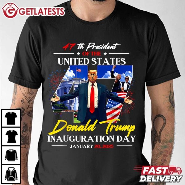 Donald Trump Inauguration Day 2025 47th President T Shirt (3)