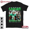 Saquon Barkley Eagles Vintage Graphic Design Football T Shirt (2)