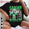 Saquon Barkley Eagles Vintage Graphic Design Football T Shirt (1)