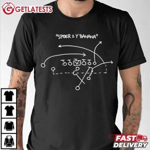 Spider 2 Y Banana Football Playing Strategy Football T Shirt (3)