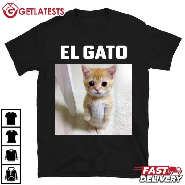 Cute Cat El Gato Meme Cat T Shirt (2)