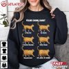 Feline Chonk Chart Oh Lawd He Comin Cat Meme T Shirt (4)