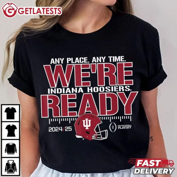 Indiana Hoosiers We're Ready 2024 25 Football T Shirt (1)