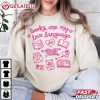 Books Are My Love Language Valentine Book Lover T Shirt (2)