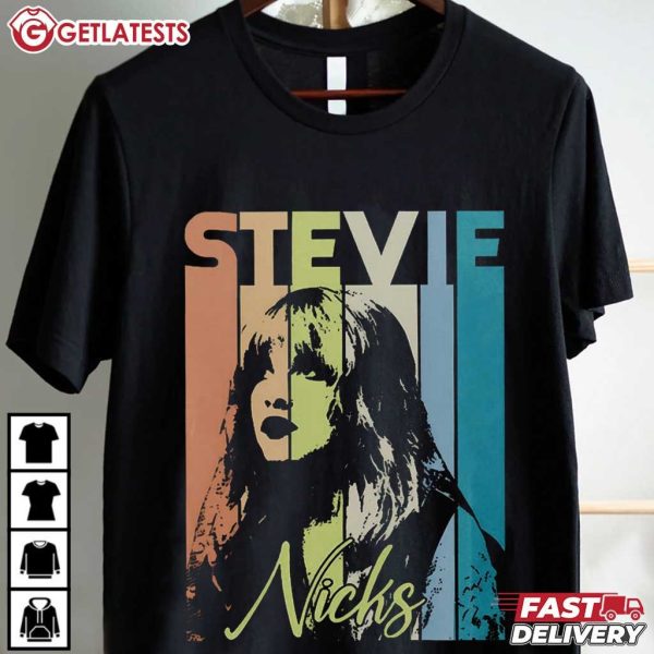 Stevie Nicks Retro Graphic 90s Style Music T Shirt (2)