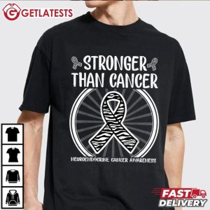 Stronger Than Cancer Neuroendocrine Awareness Zebra T Shirt (3)