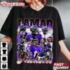 Lamar Jackson Retro Bootleg Style Football T Shirt (1)