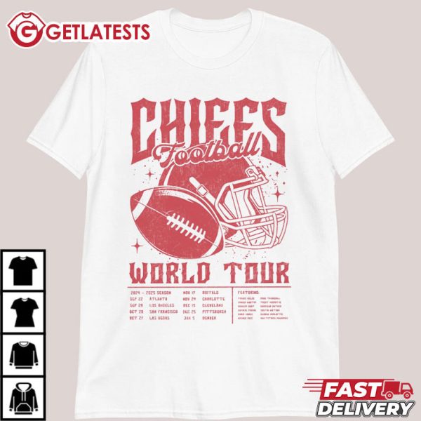 Kansas City Chiefs Football World Tour T Shirt (1)